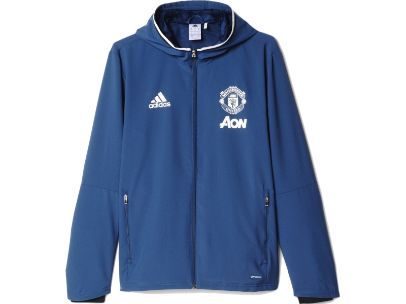 Manchester United Adidas Kinder Sweatshirt mit Kaputze