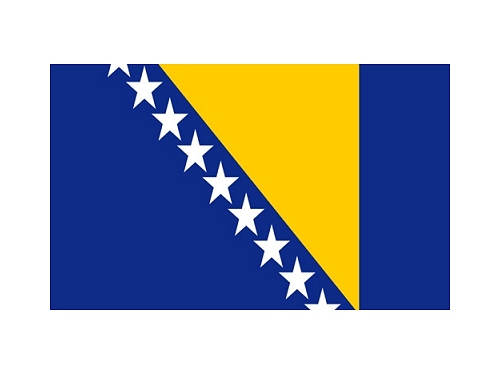 Bosnien und Herzegowina Fahne
